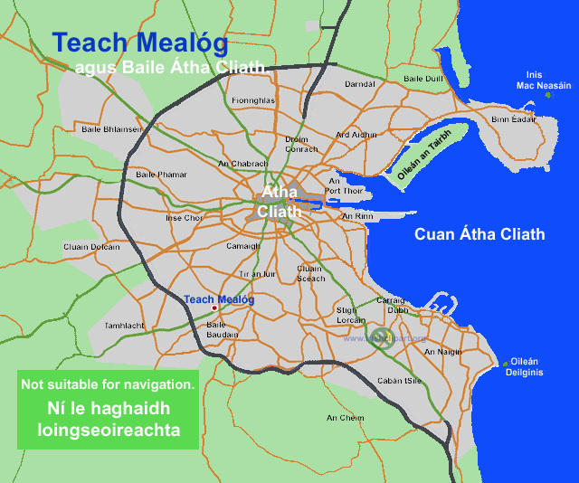 Map of Templeogue, Dublin.